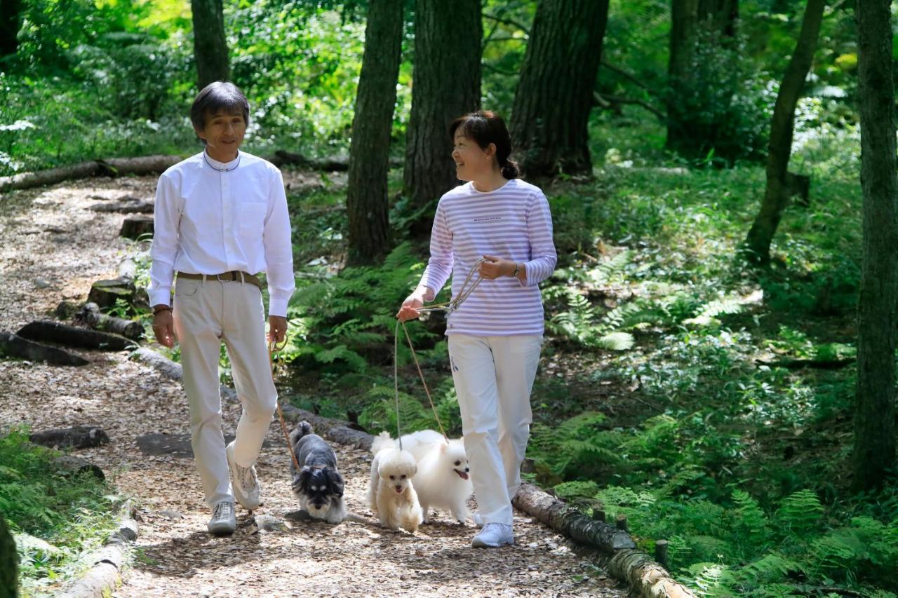 Yutorelo Tateshina Hotel With Dogs Чино Екстериор снимка